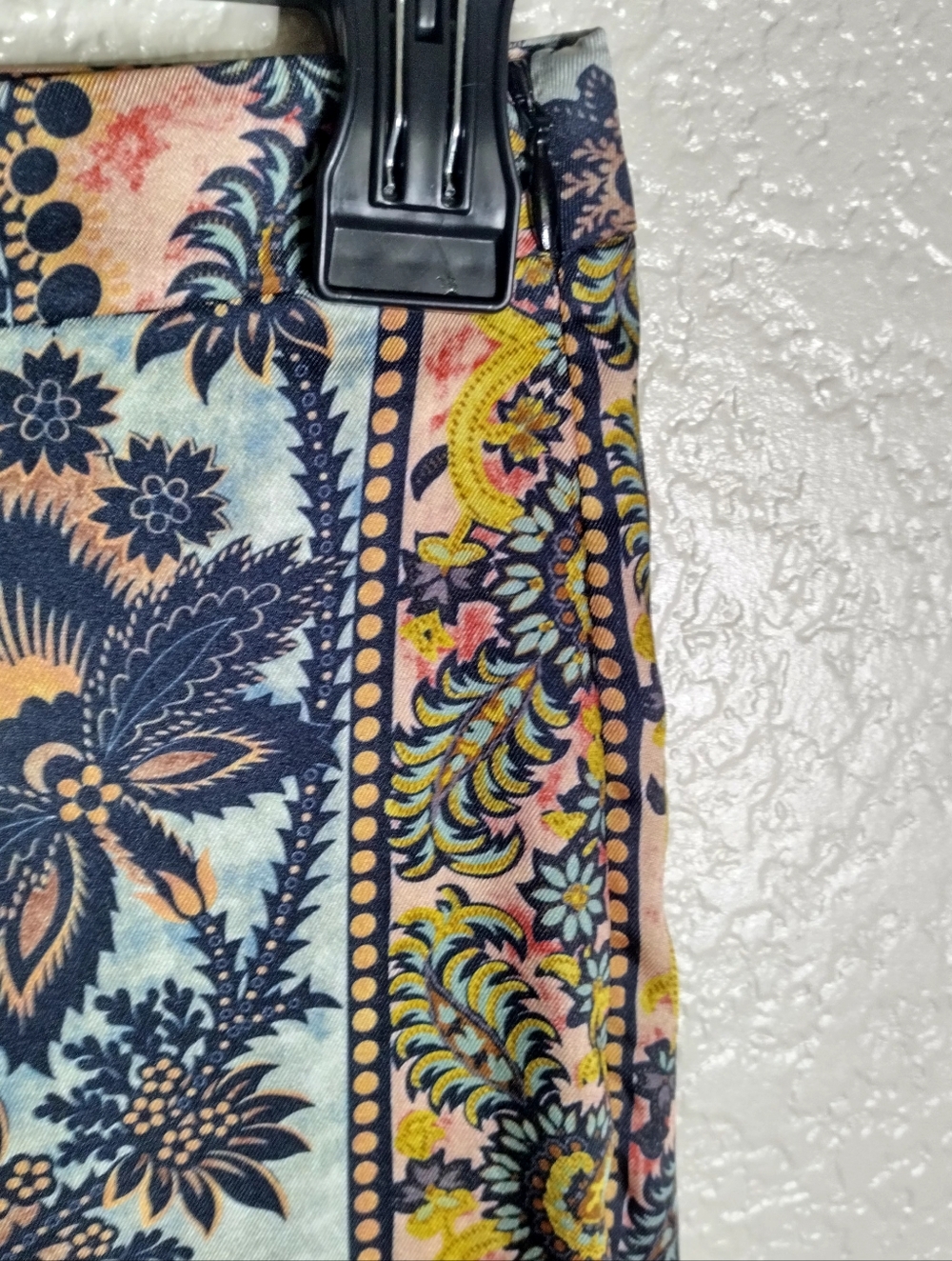 Sandro Flowing Baroque Printed Trousers Sz 34/XS - Picture 6 of 12
